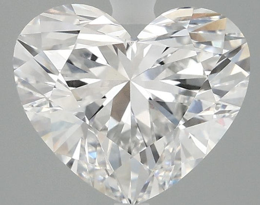 Lab-Grown Heart Diamond - 2.52 Carats, D Color, VVS2 Clarity - Certified by IGI - Report Number: LG695524294
