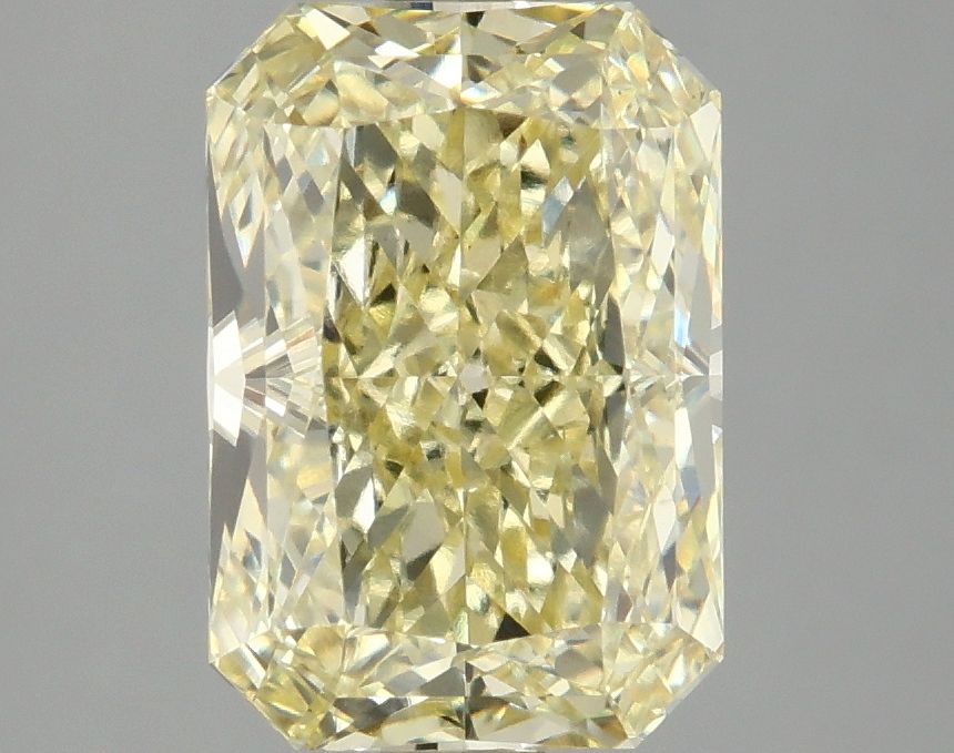 Lab-Grown Radiant Diamond - 3.08 Carats, Fancy Intense Yellow Color, VVS2 Clarity - Certified by IGI - Report Number: LG675550968