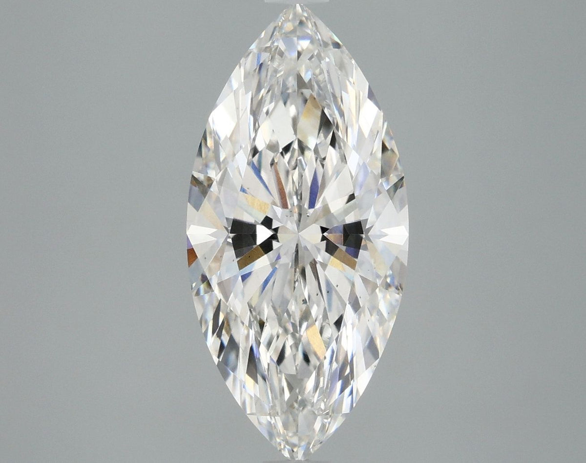 Lab-Grown Marquise Diamond - 3.09 Carats, F Color, VS2 Clarity - Certified by IGI - Report Number: LG652476626