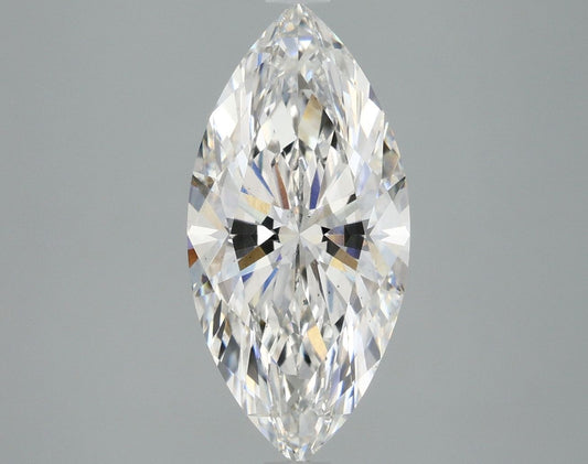 Lab-Grown Marquise Diamond - 3.09 Carats, F Color, VS2 Clarity - Certified by IGI - Report Number: LG652476626