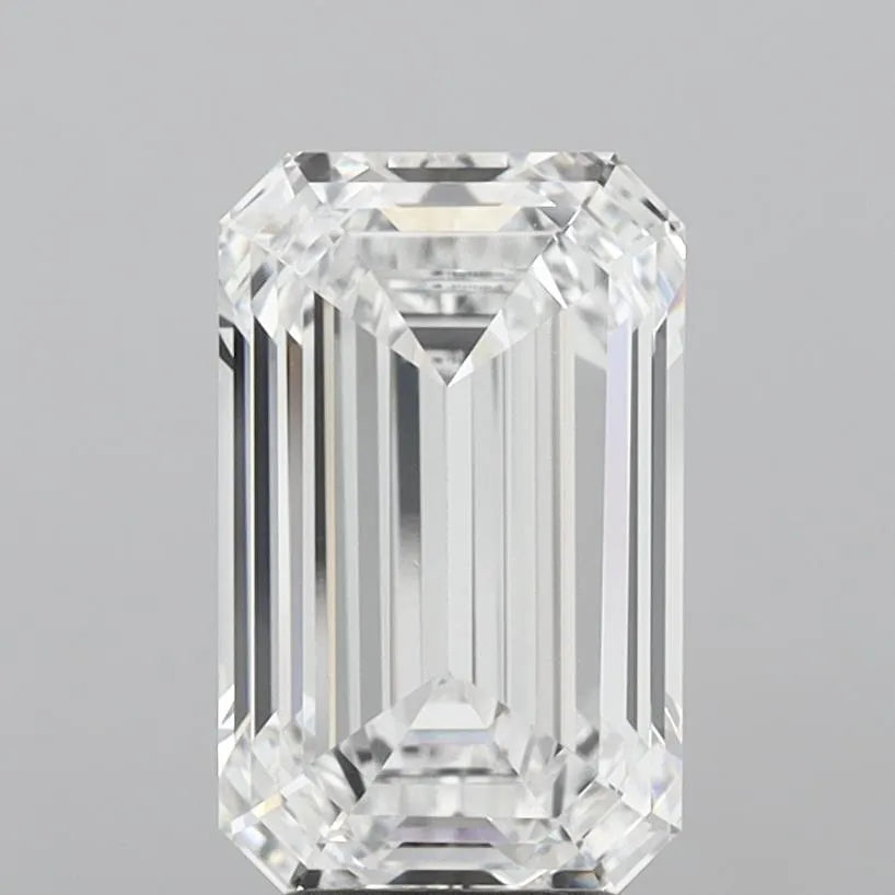 5.10ct Emerald Lab Grown Diamond (Colour F, Clarity VVS2, IGI Certified)