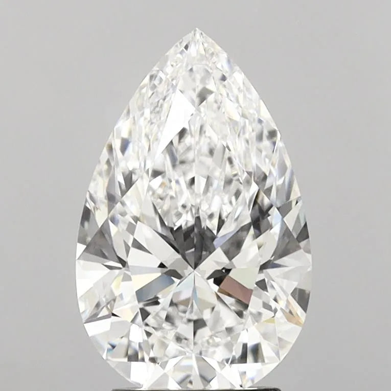 3.20ct Pear Lab Grown Diamond (Colour D, Clarity VVS2, IGI Certified)