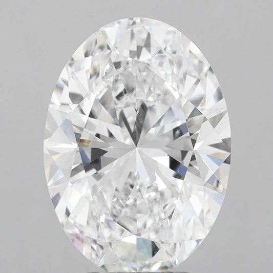 4,50 ct ovaler, im Labor gezüchteter Diamant (Farbe D, Reinheit VS1, IGI-zertifiziert)