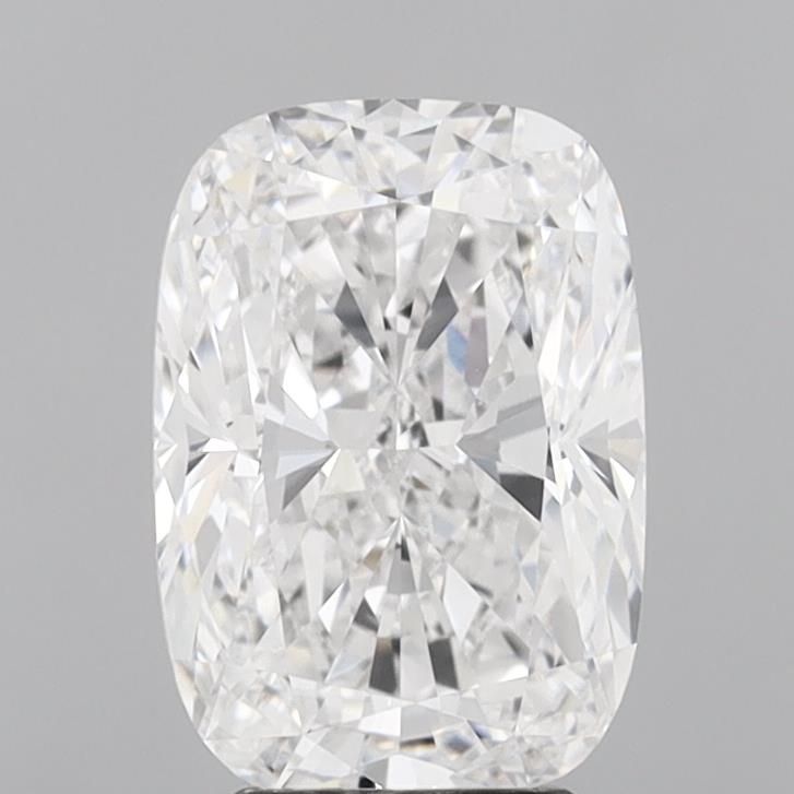 Lab-Grown Cushion Diamond - 3.51 Carats, D Color, VVS2 Clarity - Certified by IGI - Report Number: LG696502665