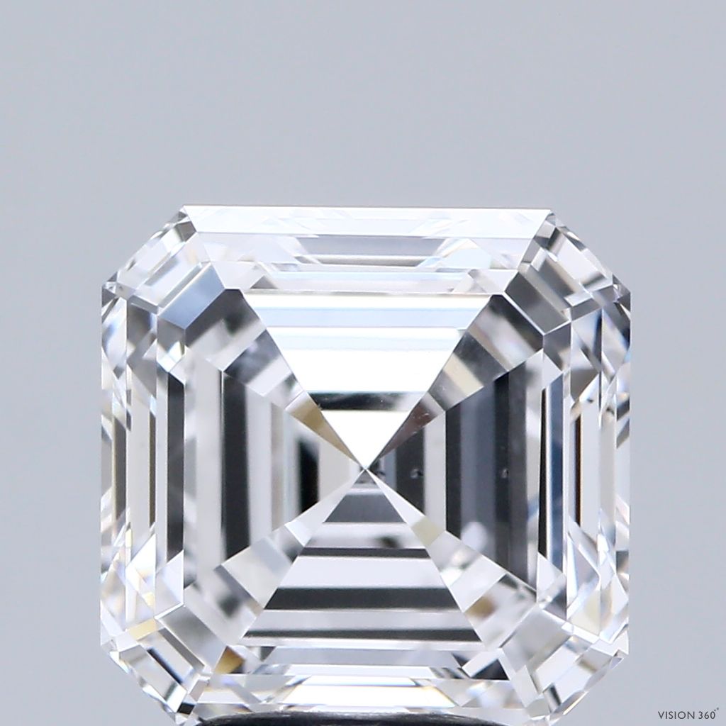 Lab-Grown Asscher Diamond - 4.02 Carats, E Color, VS2 Clarity - Certified by IGI - Report Number: LG715575609
