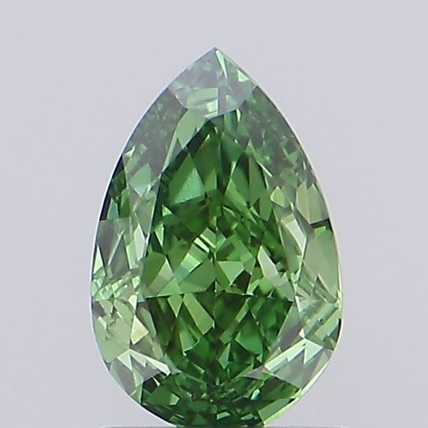 Pear 1.07ct Fancy Vivid Green VS1 - Cut • IGI • LG803644143