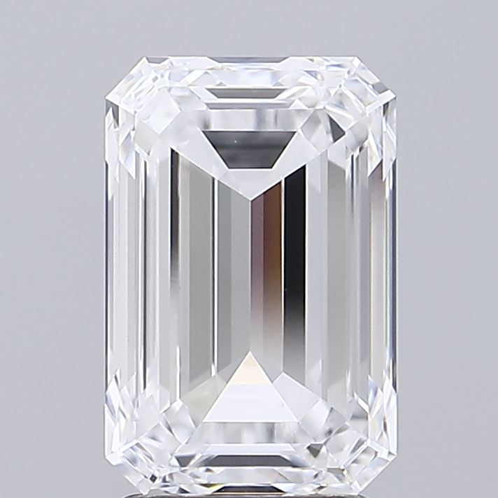 Lab-Grown Emerald Diamond - 3.53 Carats, D Color, VVS2 Clarity - Certified by IGI - Report Number: LG667455142