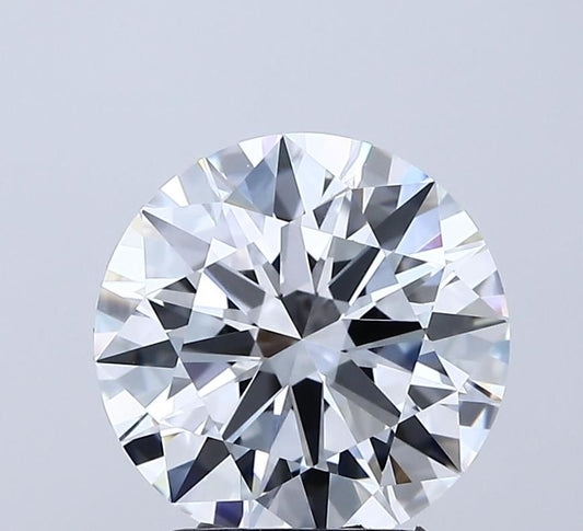Lab-Grown Round Diamond - 3.01 Carats, E Color, VVS2 Clarity - Certified by IGI - Report Number: LG687592213