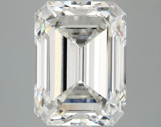Lab-Grown Emerald Diamond - 4.0 Carats, F Color, VVS2 Clarity - Certified by IGI - Report Number: LG664408499