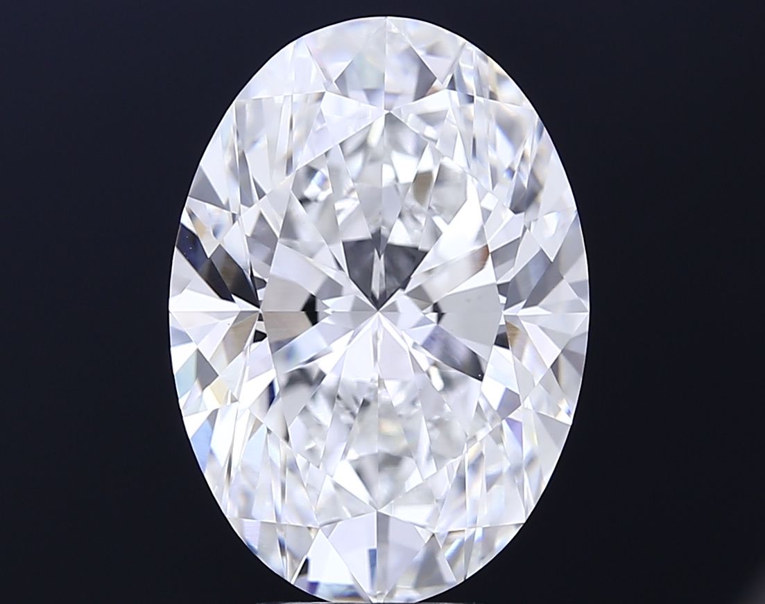 Lab-Grown Oval Diamond - 2.01 Carats, F Color, VVS2 Clarity - Certified by IGI - Report Number: LG719549175