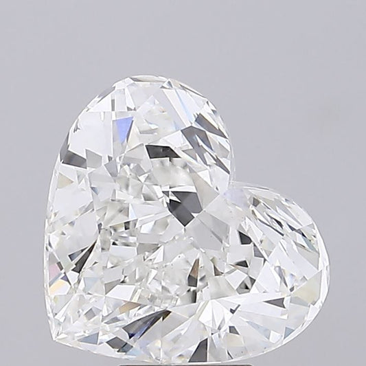 Lab-Grown Heart Diamond - 8.4 Carats, F Color, VS1 Clarity - Certified by IGI - Report Number: LG674524720