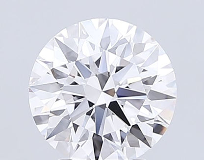 Lab-Grown Round Diamond - 3.55 Carats, D Color, VVS2 Clarity - Certified by GIA - Report Number: 3515017826