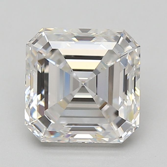 Lab-Grown Asscher Diamond - 3.04 Carats, E Color, VS2 Clarity - Certified by IGI - Report Number: LG702572358