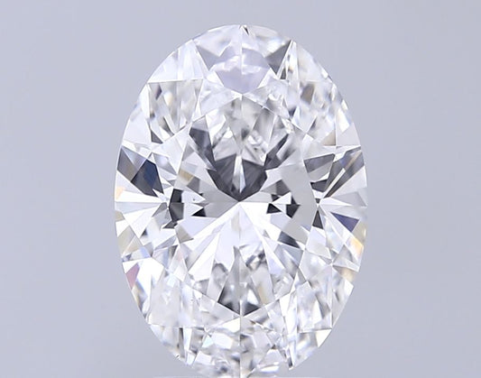Lab-Grown Oval Diamond - 3.5 Carats, E Color, VS1 Clarity - Certified by IGI - Report Number: LG693550004
