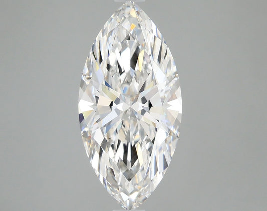 Lab-Grown Marquise Diamond - 3.03 Carats, F Color, VVS2 Clarity - Certified by IGI - Report Number: LG674533840