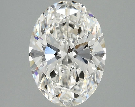Lab-Grown Oval Diamond - 1.97 Carats, F Color, VVS2 Clarity - Certified by IGI - Report Number: LG675535103