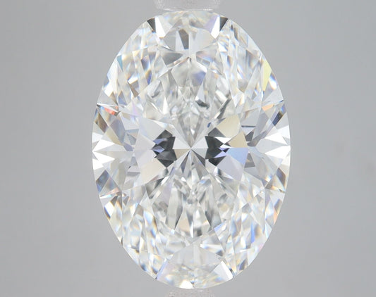 Lab-Grown Oval Diamond - 8.08 Carats, E Color, VS1 Clarity - Certified by IGI - Report Number: LG680583162