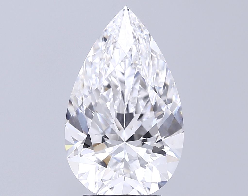 Lab-Grown Pear Diamond - 4.01 Carats, E Color, VVS2 Clarity - Certified by IGI - Report Number: LG683589767
