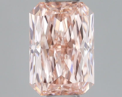 Lab-Grown Radiant Diamond - 0.55 Carats, Fancy Intense Pink Color, VS2 Clarity - Certified by IGI - Report Number: LG668417403