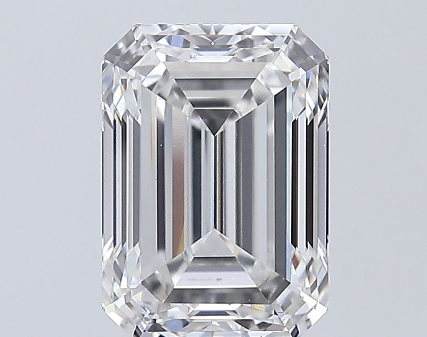 Lab-Grown Emerald Diamond - 4.03 Carats, F Color, VVS2 Clarity - Certified by IGI - Report Number: LG674532641