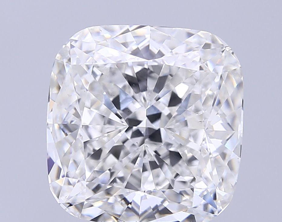 Lab-Grown Cushion Diamond - 8.02 Carats, F Color, VS2 Clarity - Certified by IGI - Report Number: LG645465198