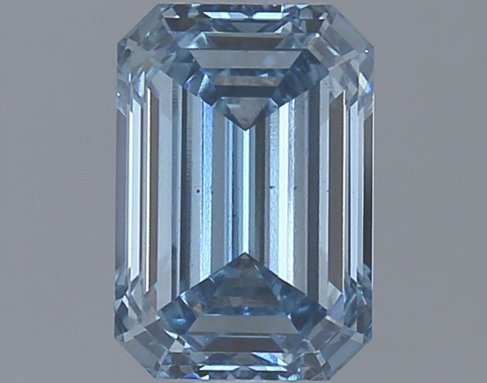 Lab-Grown Emerald Diamond - 2.0 Carats, Fancy Vivid Blue Color, VS2 Clarity - Certified by IGI - Report Number: LG626420637