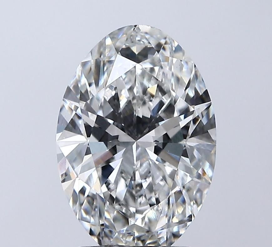 Lab-Grown Oval Diamond - 2.58 Carats, E Color, VVS2 Clarity - Certified by IGI - Report Number: LG716506585