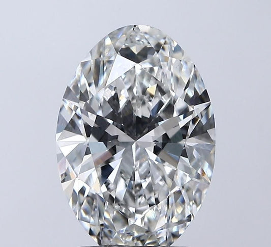 Lab-Grown Oval Diamond - 2.58 Carats, E Color, VVS2 Clarity - Certified by IGI - Report Number: LG716506585