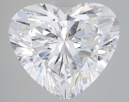 Lab-Grown Heart Diamond - 4.1 Carats, E Color, VVS2 Clarity - Certified by IGI - Report Number: LG655447870