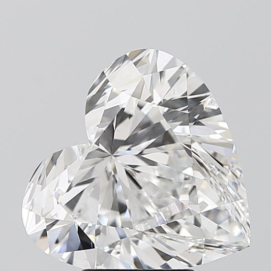 Lab-Grown Heart Diamond - 4.5 Carats, E Color, VS1 Clarity - Certified by IGI - Report Number: LG634406934