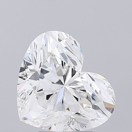 Lab-Grown Heart Diamond - 4.73 Carats, E Color, VS1 Clarity - Certified by IGI - Report Number: LG649417238
