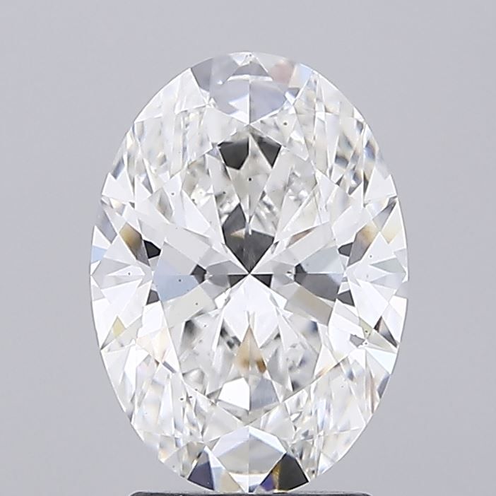 Lab-Grown Oval Diamond - 2.49 Carats, F Color, VS2 Clarity - Certified by IGI - Report Number: LG677523838