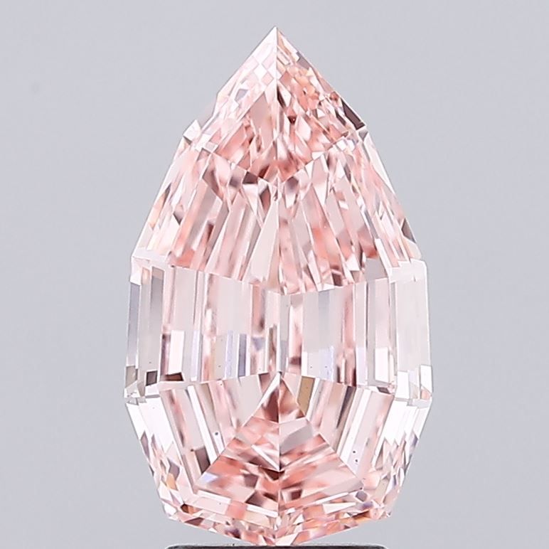 Pear 4.05ct Fancy Intense Pink VS1 - Cut • IGI • LG839683466