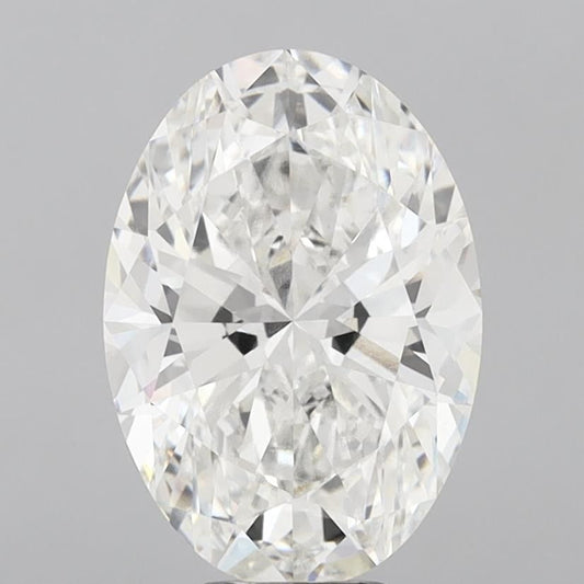Lab-Grown Oval Diamond - 8.03 Carats, F Color, VVS2 Clarity - Certified by IGI - Report Number: LG694509037