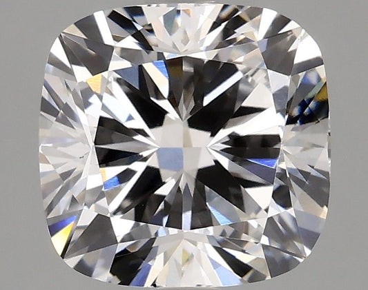 Lab-Grown Cushion Diamond - 2.96 Carats, F Color, VS1 Clarity - Certified by IGI - Report Number: LG649430380
