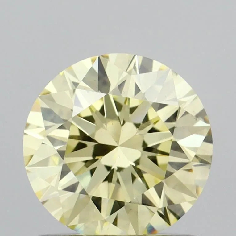 1.01ct Round Lab Grown Diamond (Colour Fancy Yellow, Clarity VS2, Cut ID, IGI Certified)