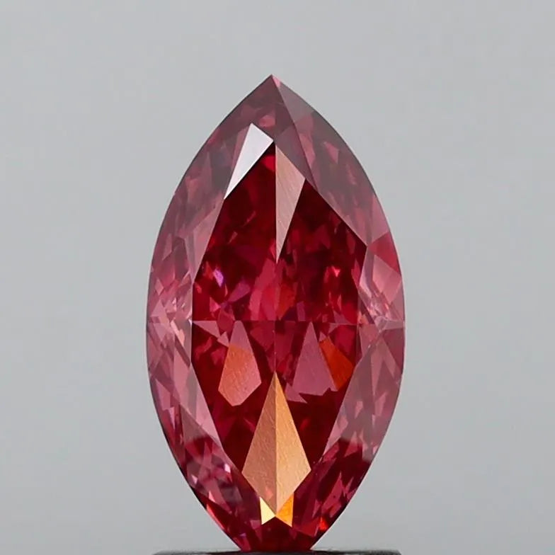 2.67ct Marquise Lab Grown Diamond (Colour Fancy Intense Brownish Pink, Clarity VS1, IGI Certified)