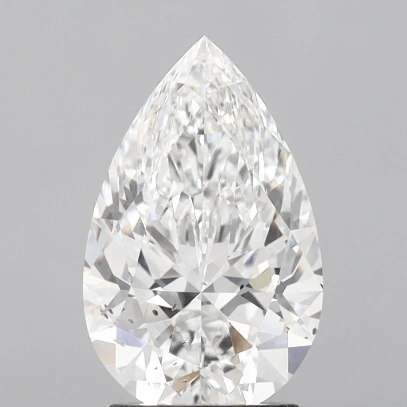 2.51ct Pear Lab Grown Diamond (Colour D, Clarity SI1, IGI Certified)