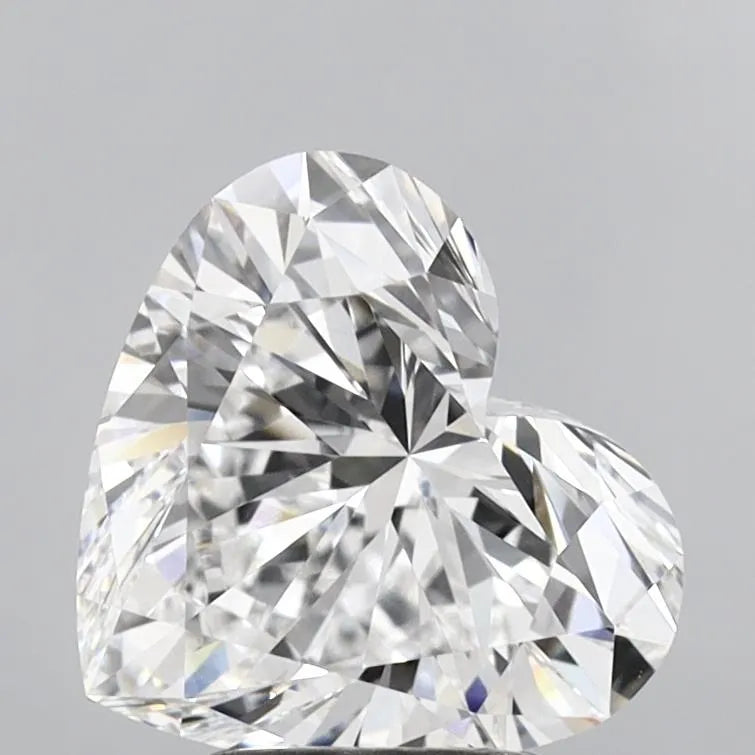 3.23ct Heart Lab Grown Diamond (Colour E, Clarity VVS1, IGI Certified)
