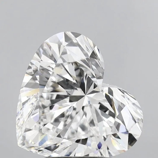3.23ct Heart Lab Grown Diamond (Colour E, Clarity VVS1, IGI Certified)