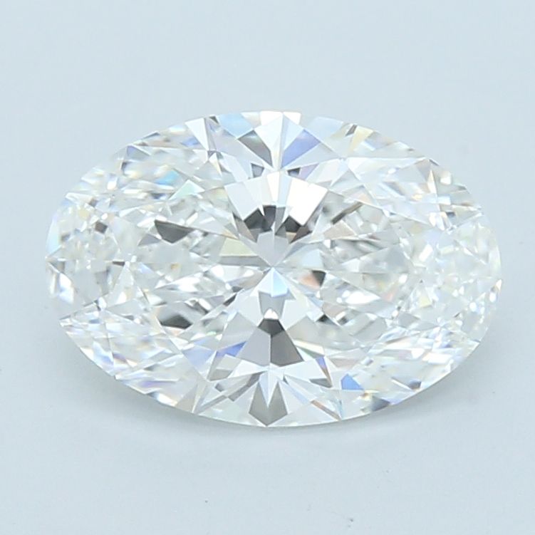 Lab-Grown Oval Diamond - 3.03 Carats, E Color, VVS2 Clarity - Certified by IGI - Report Number: LG715564972