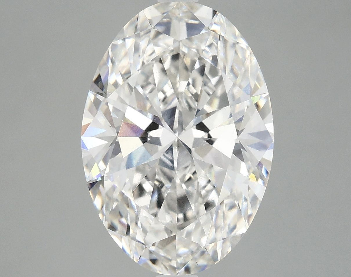 Lab-Grown Oval Diamond - 5.04 Carats, F Color, VS2 Clarity - Certified by IGI - Report Number: LG704573192