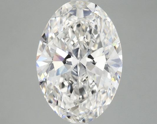 Lab-Grown Oval Diamond - 5.04 Carats, F Color, VS2 Clarity - Certified by IGI - Report Number: LG704573192