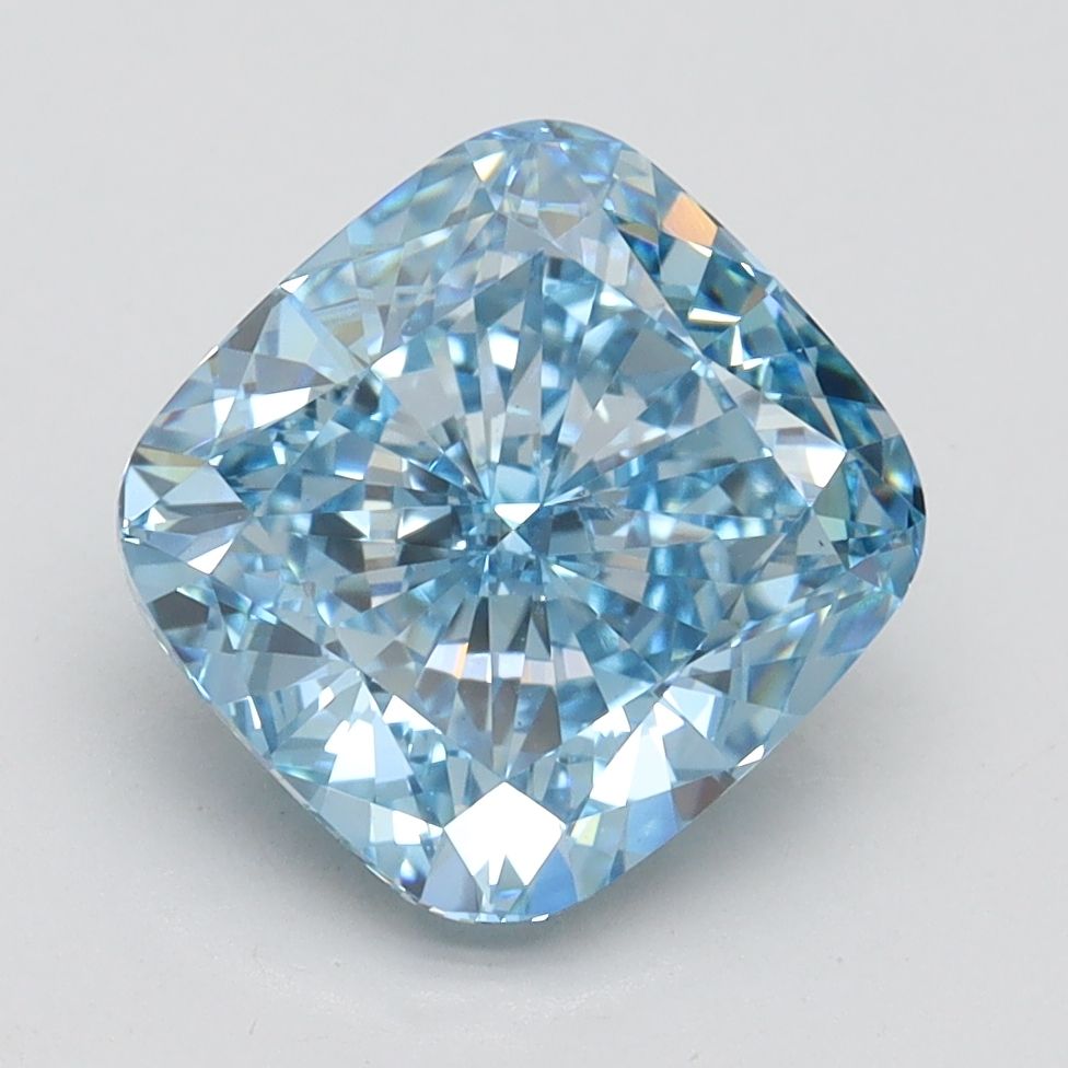 Cushion Brilliant 3.21ct Fancy Vivid Blue VS1 - Cut • IGI • LG560224518