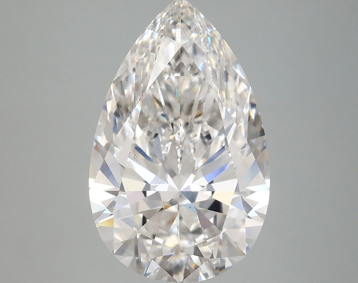Lab-Grown Pear Diamond - 5.04 Carats, F Color, VS2 Clarity - Certified by IGI - Report Number: LG675559415