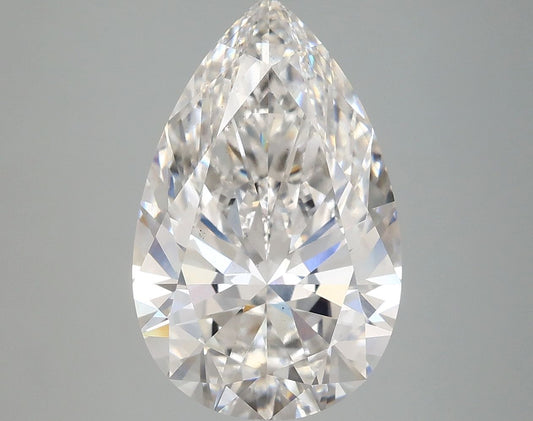Lab-Grown Pear Diamond - 5.04 Carats, F Color, VS2 Clarity - Certified by IGI - Report Number: LG675559415