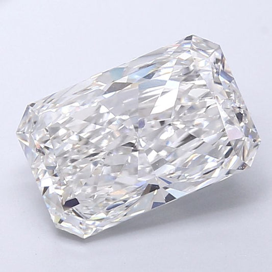 Lab-Grown Radiant Diamond - 4.05 Carats, F Color, VVS2 Clarity - Certified by IGI - Report Number: LG713534843