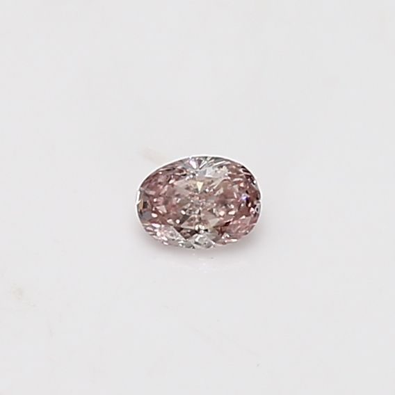Oval 0.11ct Fancy Brownish Pink - Cut • GIA • 5231563640