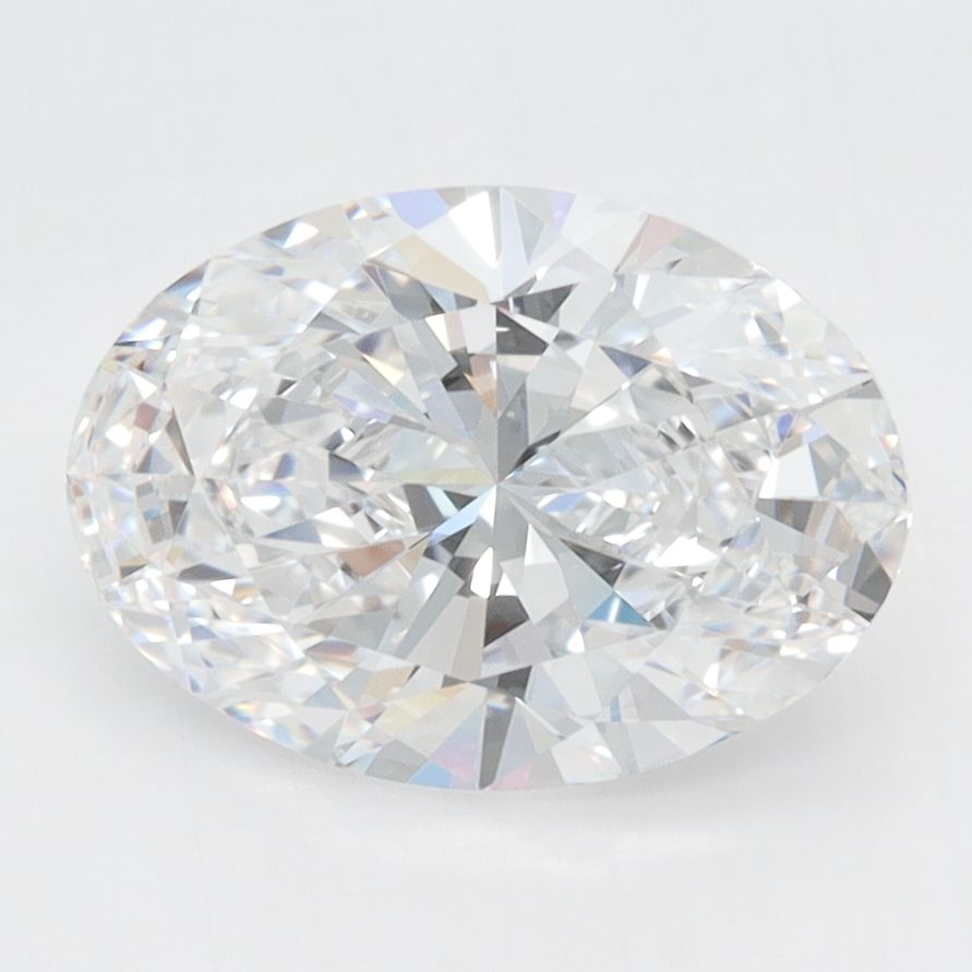 Lab-Grown Oval Diamond - 2.45 Carats, D Color, VVS1 Clarity - Certified by IGI - Report Number: LG668432137