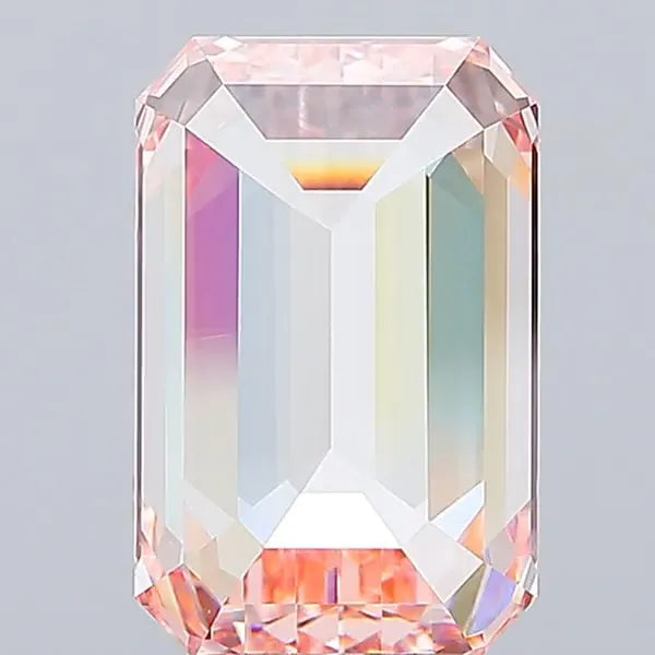 7.07ct Emerald Lab Grown Diamond (Colour Fancy Intense Pink, Clarity VVS2, IGI Certified)
